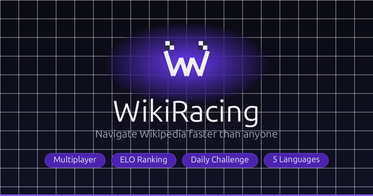 Wikipedia Speedrun Randomizer WikiRacing β Wiki Race Wikipedia gratis | Speedrun & Multijugador